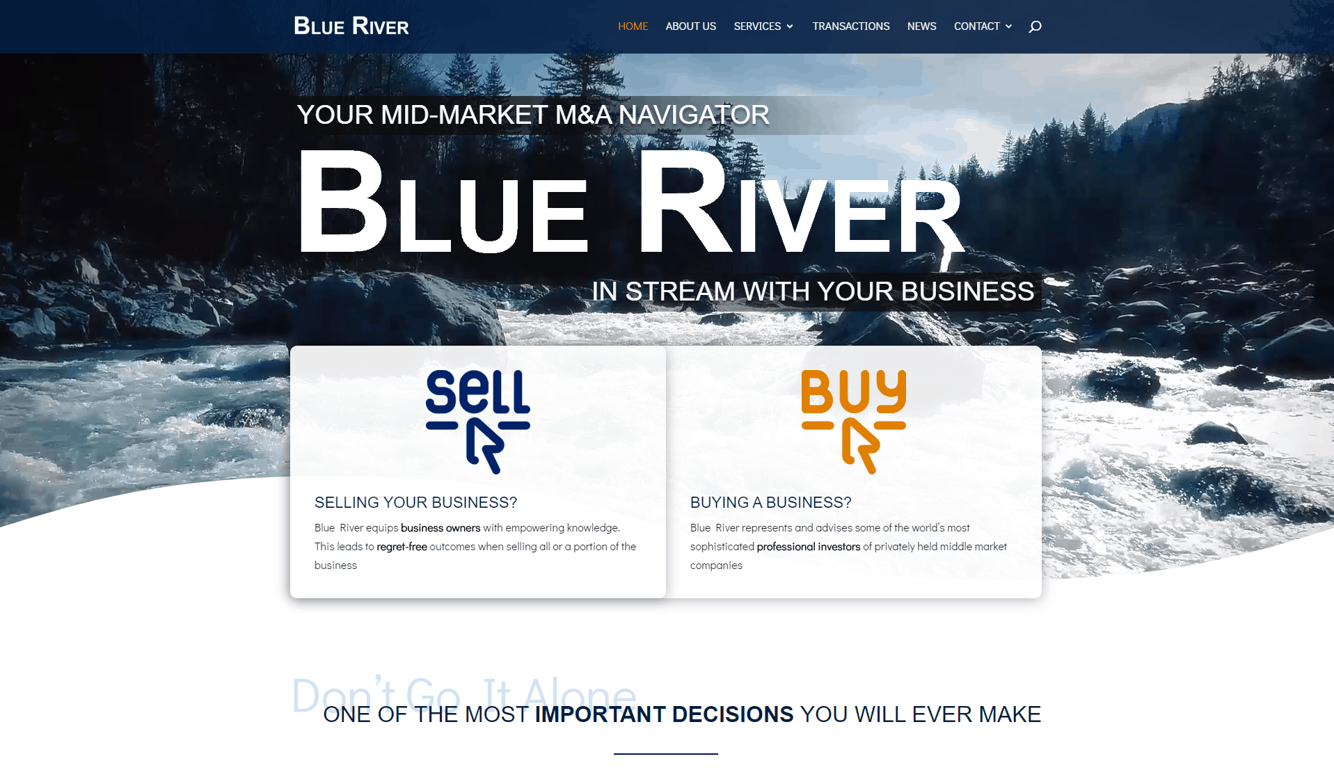 Blue River Website